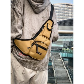 Men Women Oxford Stylish Vintage Travel Crossbody Bag Chest Bag
