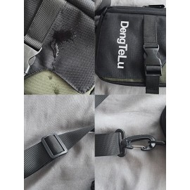 Men Women Polyester Letter Pattern Printed Patchwork Crossbody Bag Mini Square Bag Phone Bag