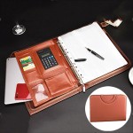 Multi-function Folder Zipper Briefcase Portable File Holder Handbag For Men