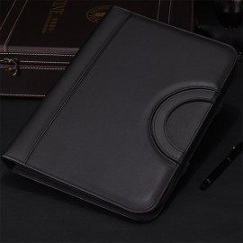 Multi-function Folder Zipper Briefcase Portable File Holder Handbag For Men