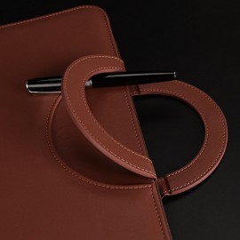 Multi-function Folder Zipper Briefcase Portable File Holder Handbag For Men