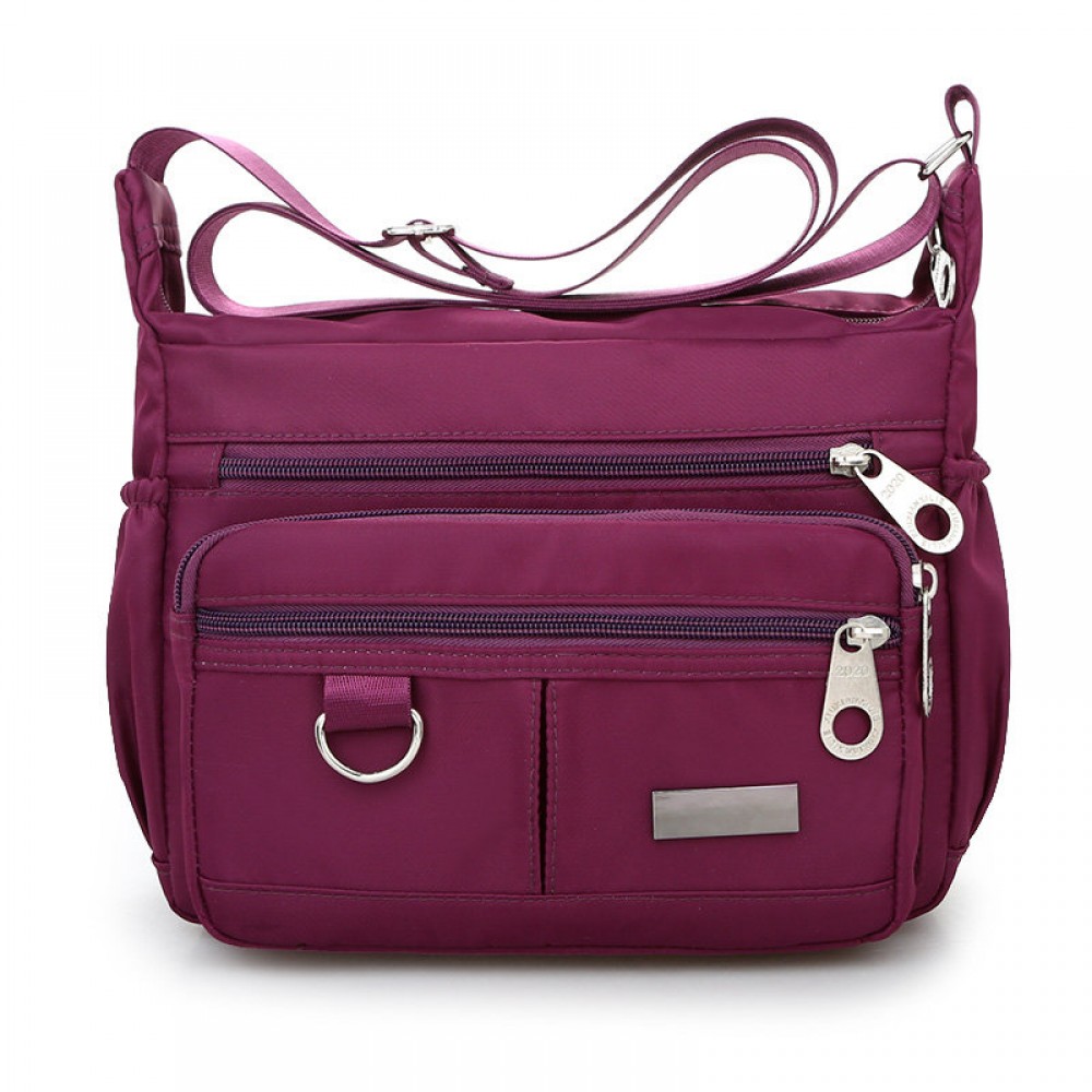 Multi-pockets Nylon Waterproof Light Weight Crossbody Bag Shoulder Bags For Women