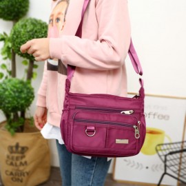 Multi-pockets Nylon Waterproof Light Weight Crossbody Bag Shoulder Bags For Women