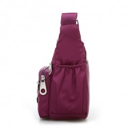 Multi-pockets Nylon Waterproof Light Weight Crossbody Bag Shoulder Bags For Women