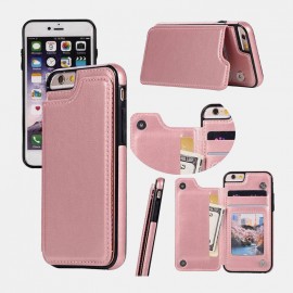 Multifunctional Leather Card Holder Wallet Phone Case For iPhone