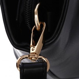 National Style Fancy With Rose Decoration PU Leather Handbag For Women