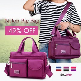 Nylon Waterproof Crossbody Bag Women Messenger Bag Shoulder Bag
