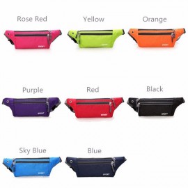 Outdoor Running Waist Bags Hiking Belt Phone Bags Sports Zipper Gym Bags Anti-theft Coin Bags