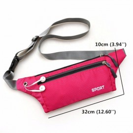 Outdoor Running Waist Bags Hiking Belt Phone Bags Sports Zipper Gym Bags Anti-theft Coin Bags