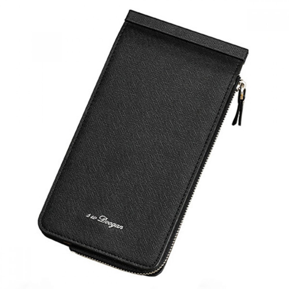 PU Leather Trifold Wallet 26 Card Slots Casual Business Card Pack For Men