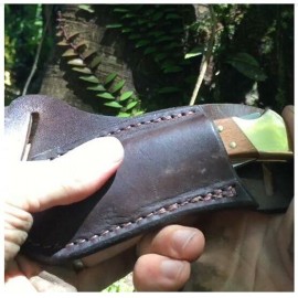 Pancake Style Trapper Multitool Men Belt Sheath