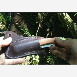 Pancake Style Trapper Multitool Men Belt Sheath