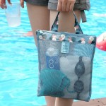 Portable Mesh Beach Storage Bag Light Travel Wash Bags