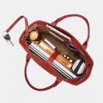 QUEENIE Casual Shopping Multifunction Handbag Ripple Shoulder Bag