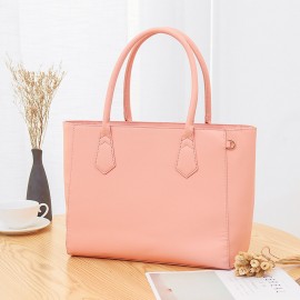 QUEENIE Women Casual Shopping Multifunction Handbag Solid Shoulder Bag