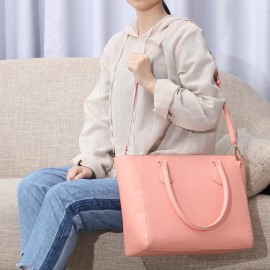 QUEENIE Women Casual Shopping Multifunction Handbag Solid Shoulder Bag