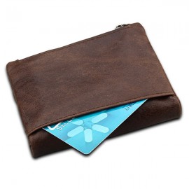 RFID Antimagnetic 11 Card Slots Vintage Genuine Leather Wallet For Men