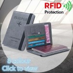 RFID Travel Multifunctional Travel Cover Case Card Slots Passport Storage Bag Wallet