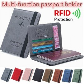 RFID Travel Multifunctional Travel Cover Case Card Slots Passport Storage Bag Wallet