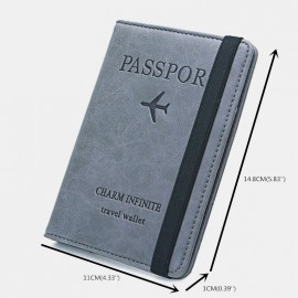 RFID Travel Multifunctional Travel Cover Case Card Slots Passport Storage Bag Wallet