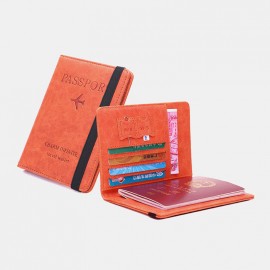 RFID Travel Multifunctional Travel Cover Case Card Slots Passport Storage Bag Wallet
