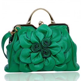 Rose Flower Women Handbag Cosmetic Bag