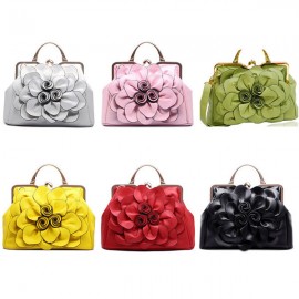 Rose Flower Women Handbag Cosmetic Bag