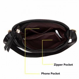 Simple Rivets Messenger Handbag Shoulder Bag Ladies Tote Crossbody Bags