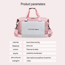 Travel Bag Multi-Function Travel Bag Portable Dry And Wet Separation Duffel Bag Travel Storage Bag