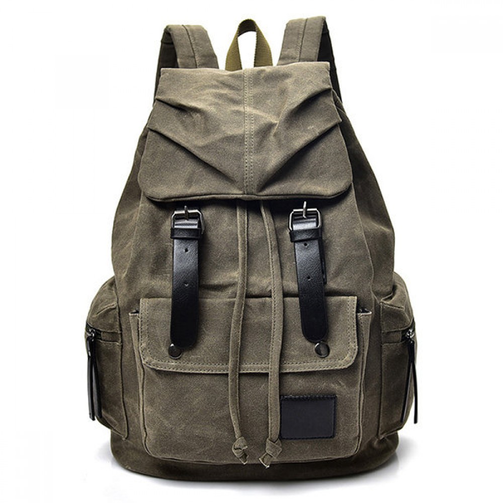 Vintage Canvas Casual  Waterproof Outdoor Travel Backpack