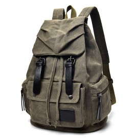Vintage Canvas Casual  Waterproof Outdoor Travel Backpack