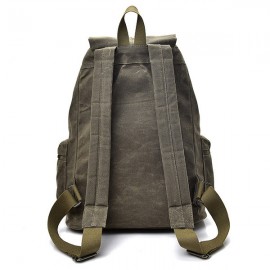 Vintage Canvas Casual  Waterproof Outdoor Travel Backpack