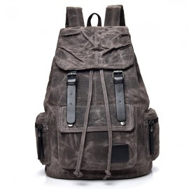 Vintage Canvas Casual  Waterproof Outdoor Travel Backpack