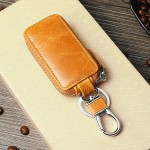 Vintage Genuine Leather Car Key Holder Key Bag Keychain Wallet For Men