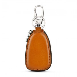 Vintage Genuine Leather Car Key Holder Key Bag Keychain Wallet For Men Women