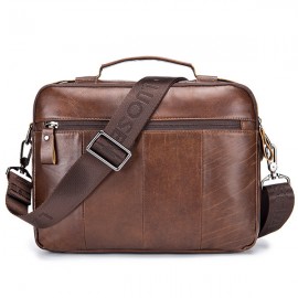 Vintage Genuine Leather Crossbody Bag Handbag For Men