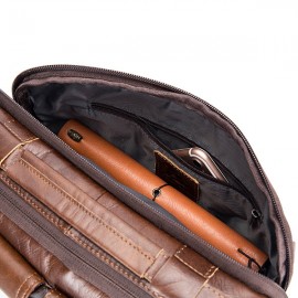 Vintage Genuine Leather Crossbody Bag Handbag For Men