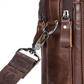 Vintage Genuine Leather Crossbody Bag Handbag For Men