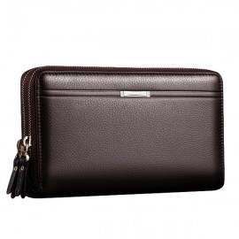 Waterproof PU Leather Clutch Bag Men Wallet  7 Card Holders Coin Bag Phone Bag