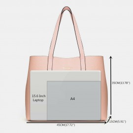 Women 2 PCS Large Capacity Multi-pocket Removable Key Multifunctional Handbag Tote