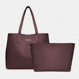 Women 2 PCS Multi-pocket Large Capacity Removable Key Multifunctional Handbag Tote