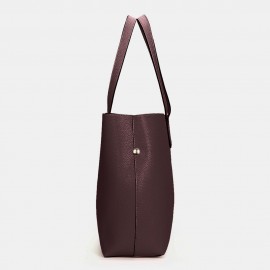 Women 2 PCS Multi-pocket Large Capacity Removable Key Multifunctional Handbag Tote