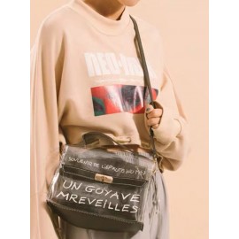 Women 2 Pcs Handbag Set Laser Sweet Lady like Transparent Crossbody Bag Suit