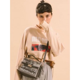 Women 2 Pcs Handbag Set Laser Sweet Lady like Transparent Crossbody Bag Suit