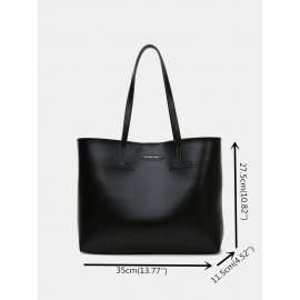 Women 3 PCS Large Capacity Handbag Shoulder Bag Tote