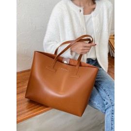Women 3 PCS Large Capacity Handbag Shoulder Bag Tote