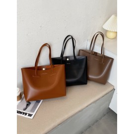 Women 3 PCS Large Capacity Handbag Shoulder Bag Tote
