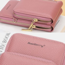 Women 8 Card Slots 6.3 Inch Phone Bag Multifunctional Solid Crossbody Bag