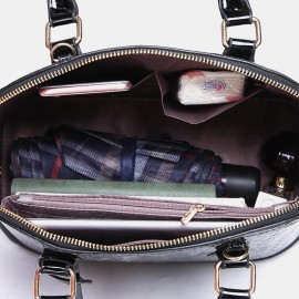 Women Alligator Multi-pocket Large Capacity Handbag