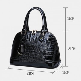 Women Alligator Multi-pocket Large Capacity Handbag